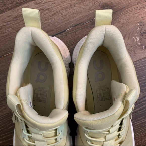 On cloud running Womens hi sneakers yellow 8 - Picture 4 of 7